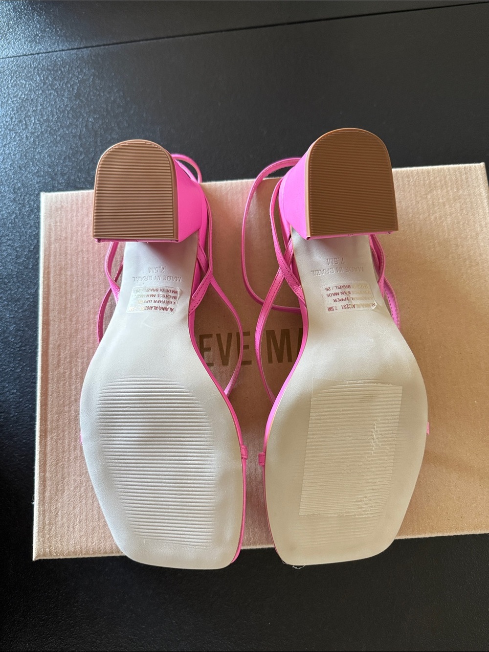 Steve Madden Alaina Strappy Sandal - Pink - Picture 3 of 7